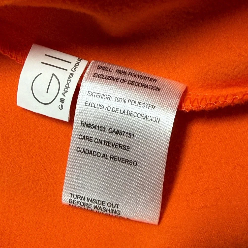 NFL Denver‎ Broncos Track Jacket Mens Medium Orange Full Zip G-III Apparel Gear